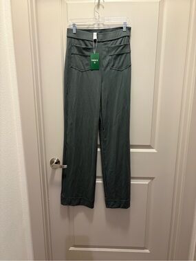 Halara Women's Green Wide-Leg Active Pants NWT Size M